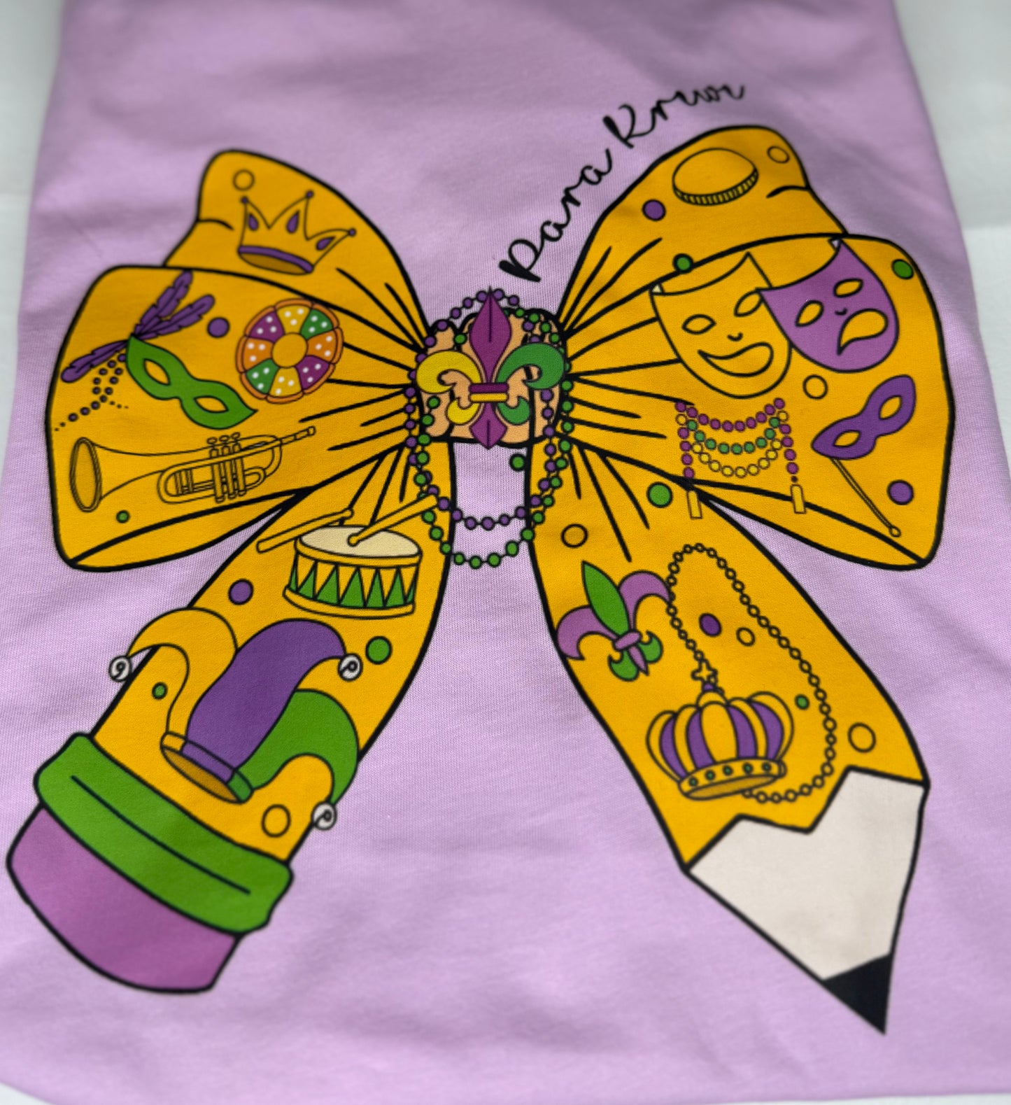 Mardi Gras Krewe Coquette for School | Printed