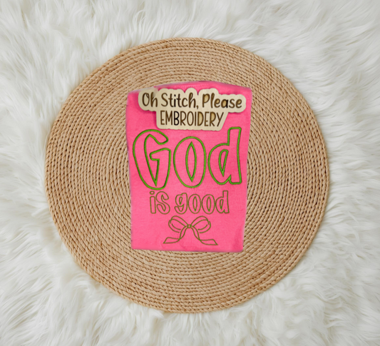 God Is Good with Large Bow