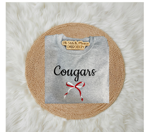 Cougars With Two-Toned Bow