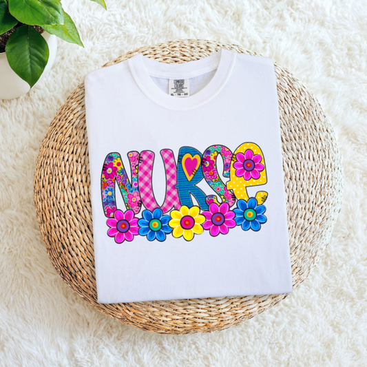 Nurse Bright Floral
