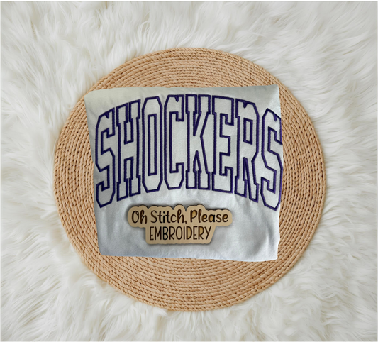 Shockers Outline or Applique T-Shirt