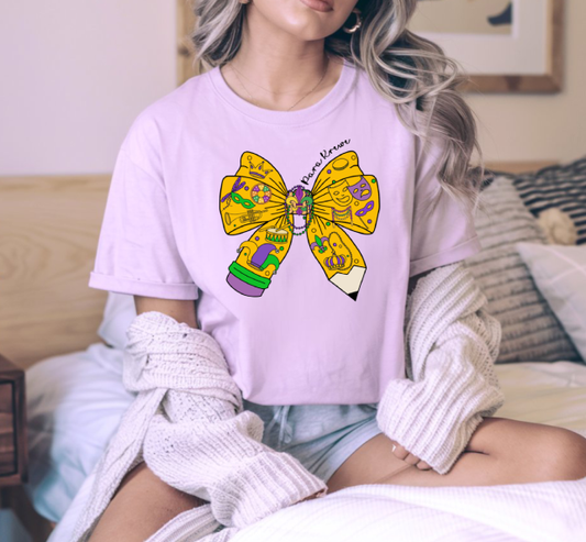 Mardi Gras Krewe Coquette for School | Printed
