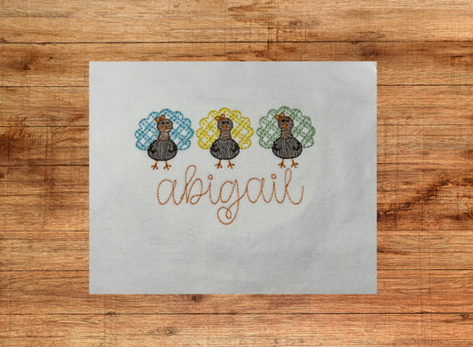 Turkey Gingham Trio